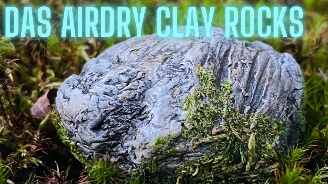 Realistic Das Airdry Clay Rocks, Realtime - Sculpt & Paint