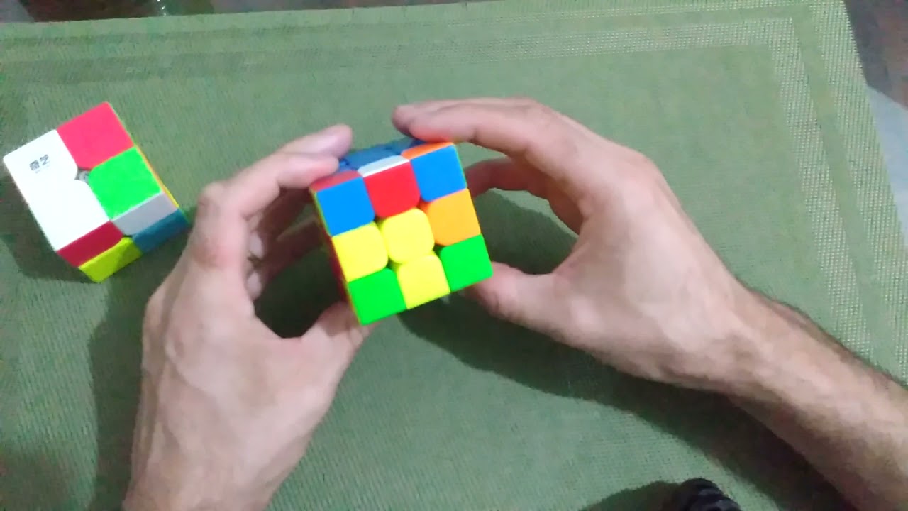 montar cubo mágico sem fazer a cruz