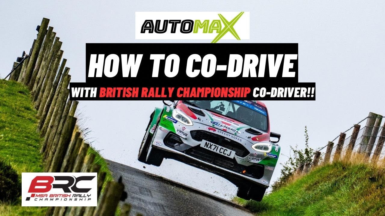 How to Co-drive and Recce for a Rally