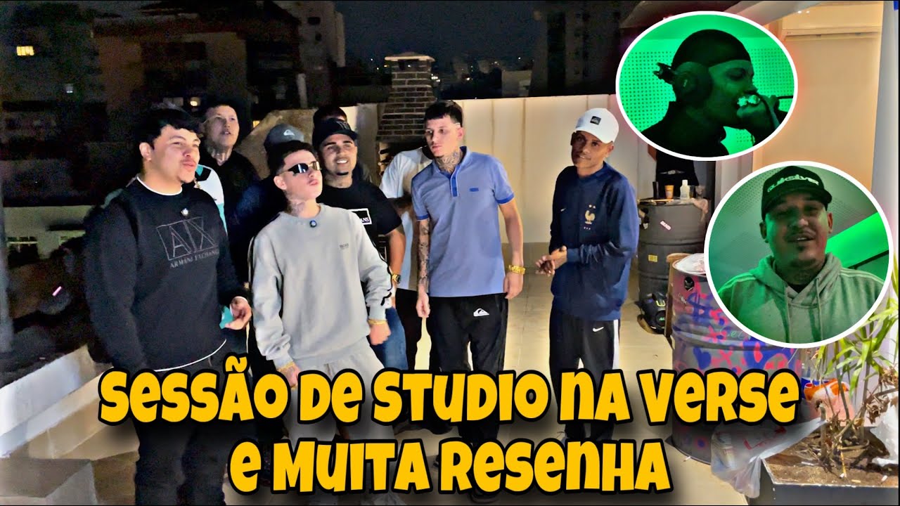 VLOG: SESSÃO DE STUDIO COM MC FELIPINHO MC LÉO MC J9 MC PEQUENO CHEFE E OUTROS