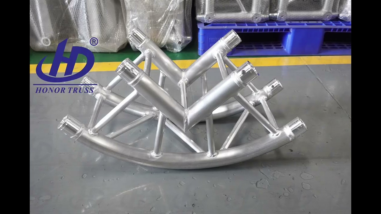 custom 290*290mm spigot truss #conerbox #boxtruss #spigottruss #curveconer #truss #lightingtruss