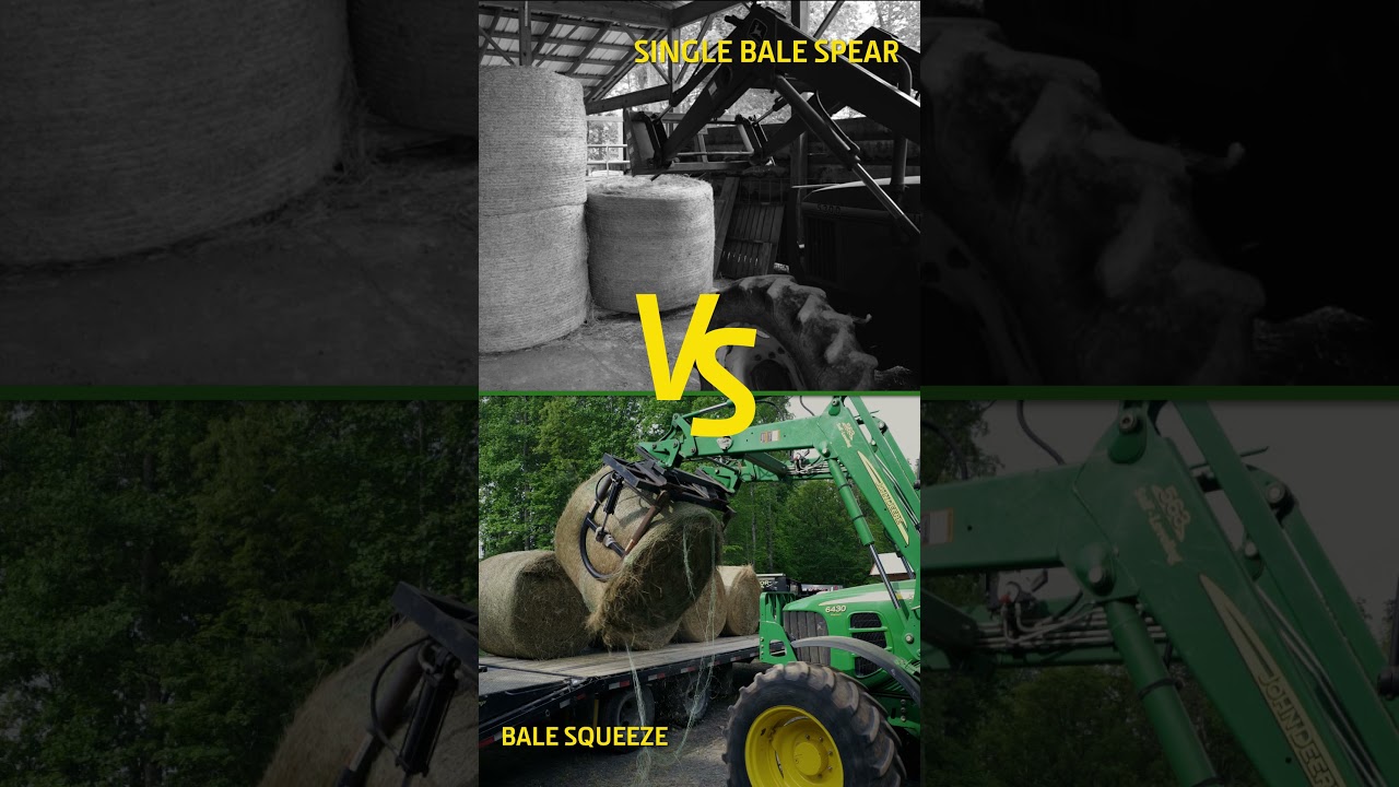 Single Bale Spear VS. Bale Squeeze
