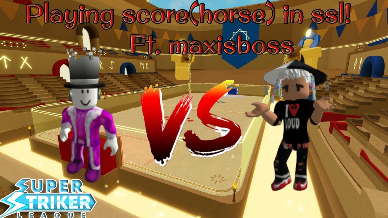 HORSE...Shooting must be accurate! | SSL ROBLOX | Super striker league roblox | ROBLOX