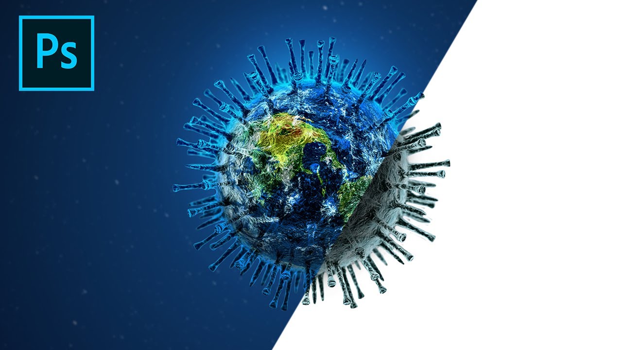 How to Make a Virus on Earth - Photoshop