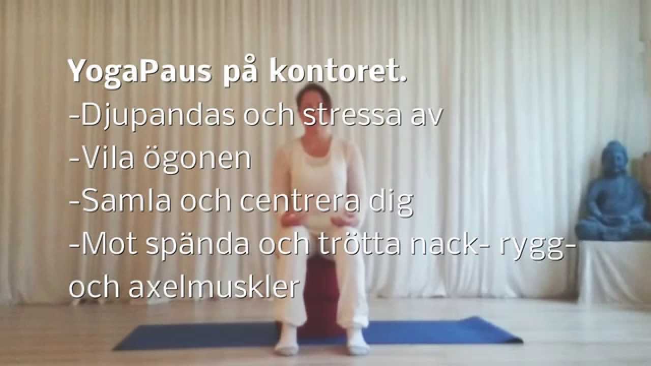 13 min Yoga mitt på arbetsdagen - axlar, nacke, rygg