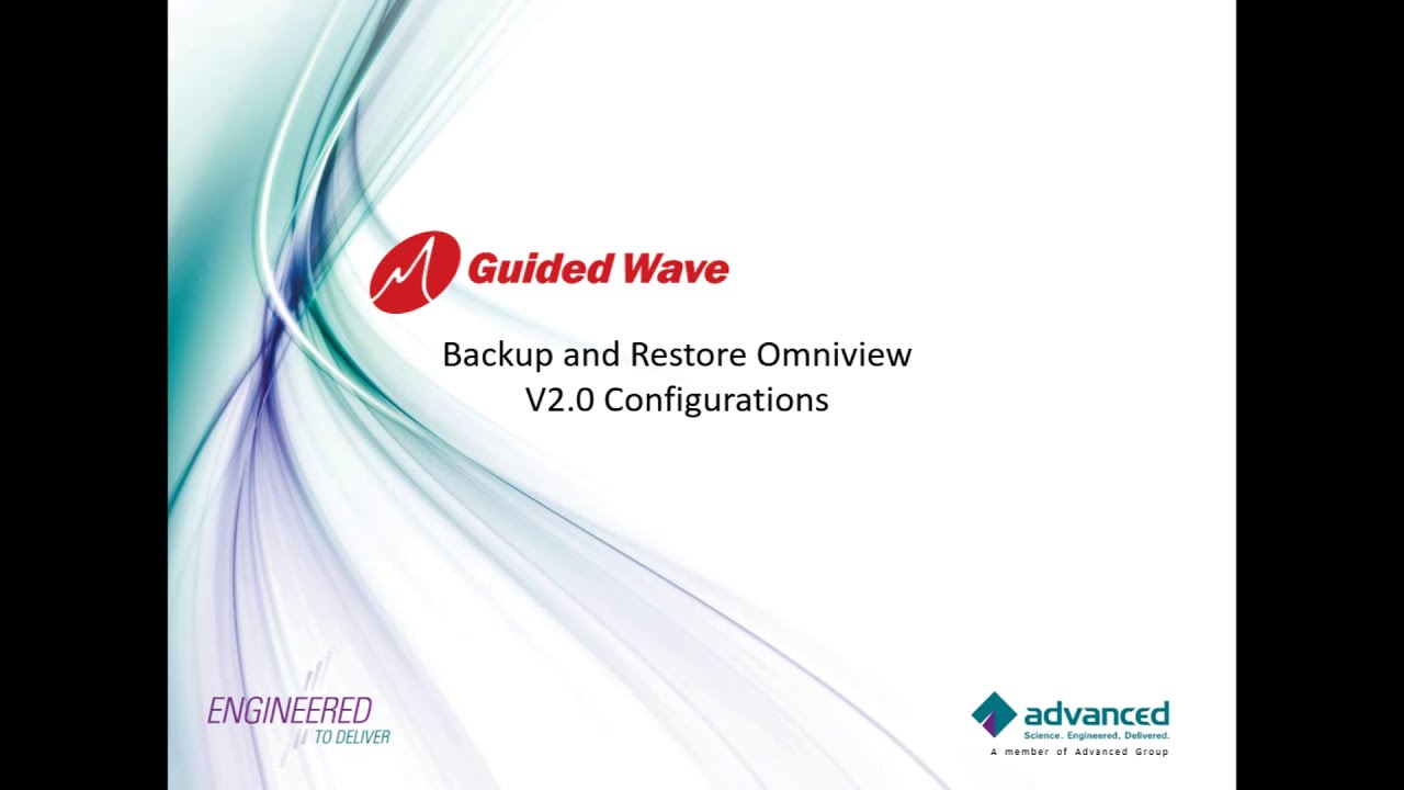 Procedure to Backup and Restore Omniview V 2.0 configurations
