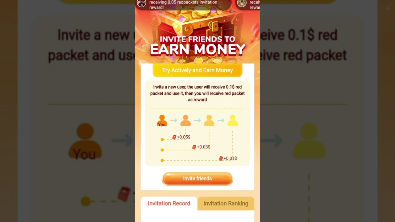 How to invite friends in hifami free withdrawal proof
