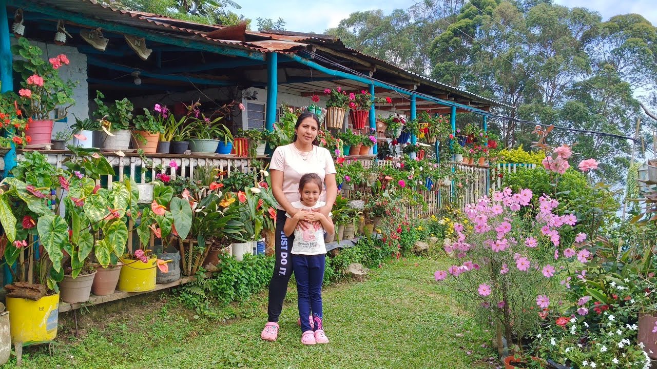 El jardín de Ana,  una suscriptora que nos invitó a su hermoso jardín .