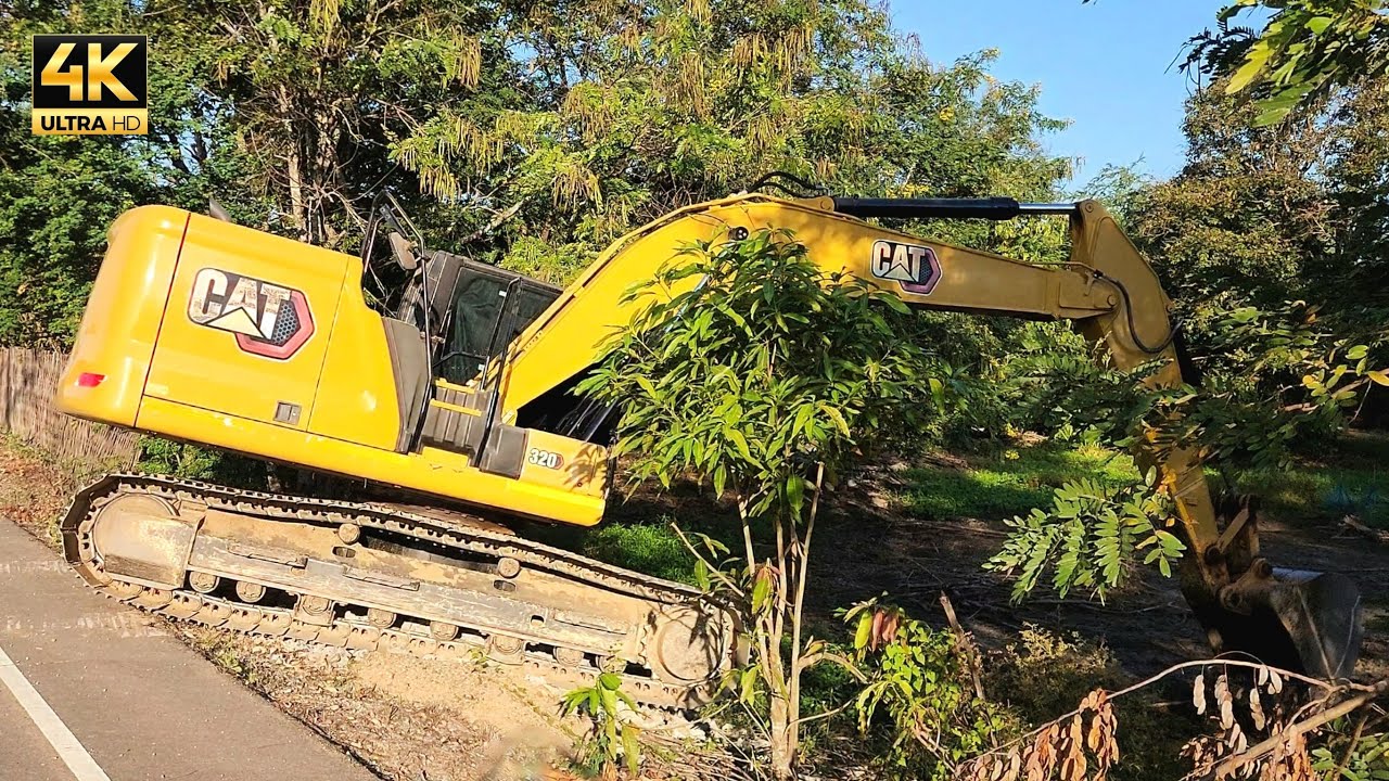 เล่นมันให้ป่าราบเลย 🔰🔰🔰 CAT 320 NEXTGENERATION เคลียร์ริ่งพื้นที่เตรียมถม สนุกแน่งานนี้ 👍👍👍
