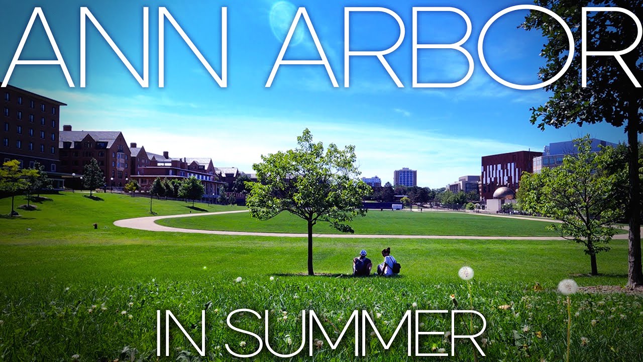 One Summer Day in Ann Arbor, Michigan | University of Michigan Campus + Nichols Arboretum