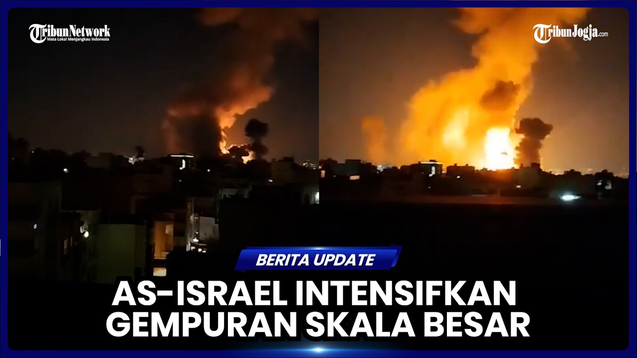 MEMASUKI HARI KETUJUH, AS-ISRAEL INTENSIFKAN GEMPURAN SKALA BESAR KE IRAN