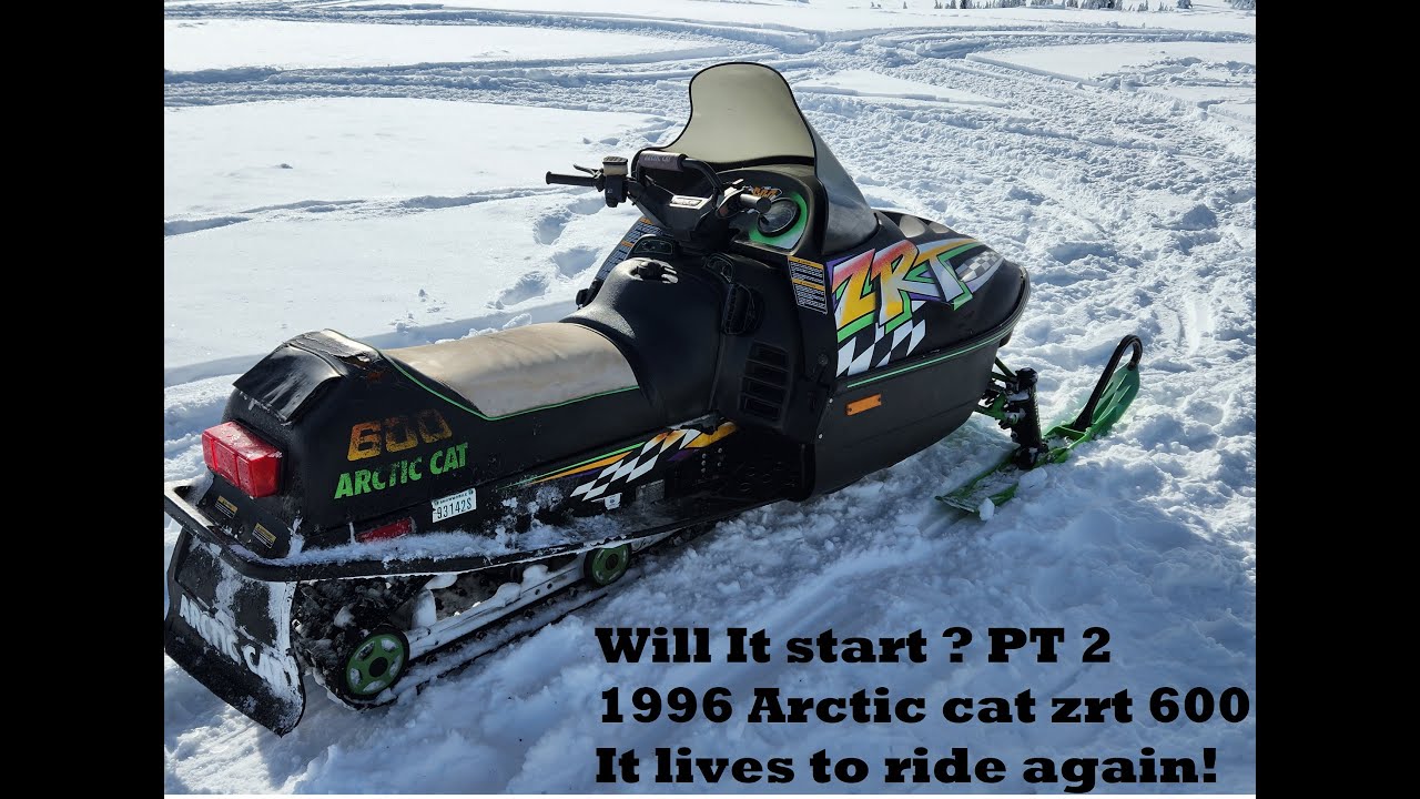 1996 Arctic cat ZRT 600 WILL IT START? PT 2