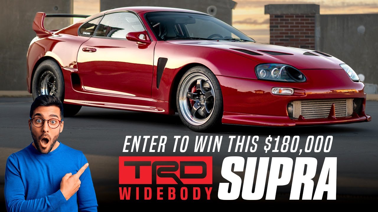 Win a 1308WHP TRD Widebody Supra plus $30,000
