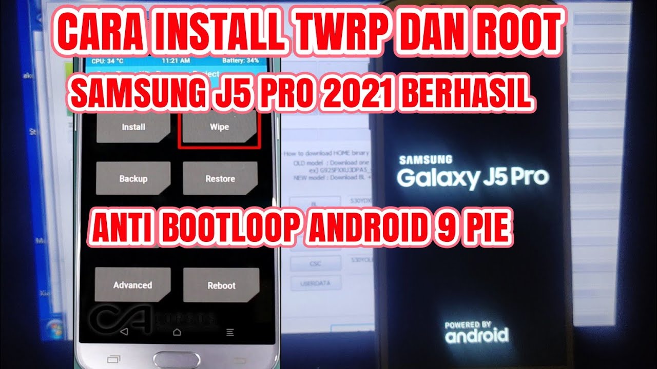 Cara Install twrp dan Root ||  Samsung J5 pro 2021 100% Berhasil Anti Matot