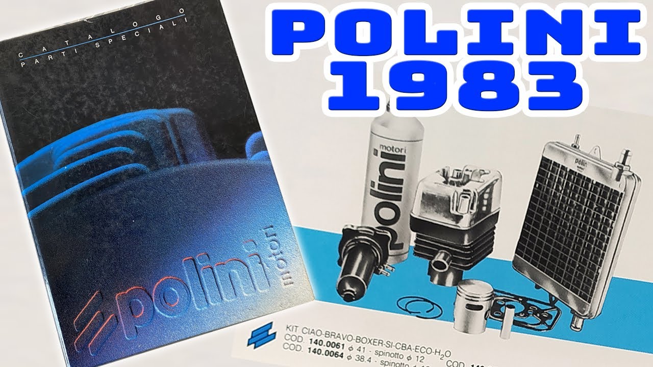 POLINI 1983 - Il catalogo - Vespa Ape Ciao SI Grillo Bravo