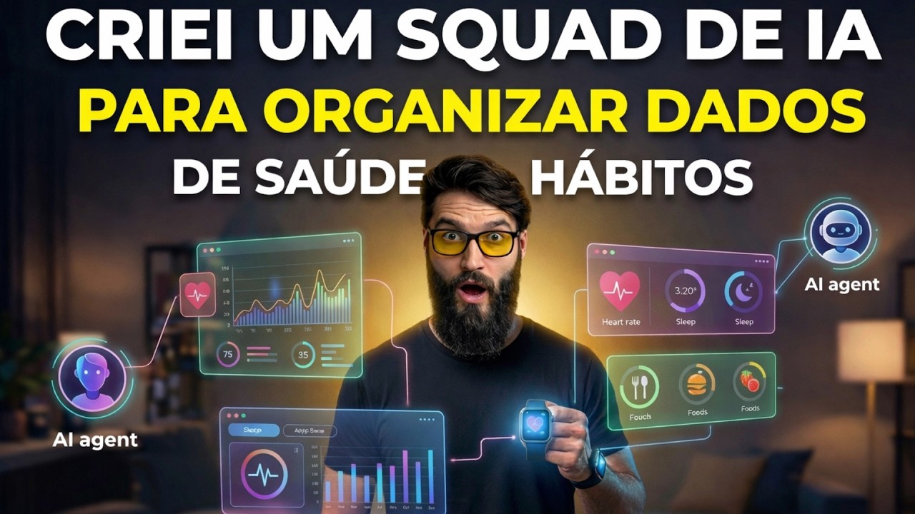 AIOX: Criei um squad de IA para organizar dados de saúde e hábitos
