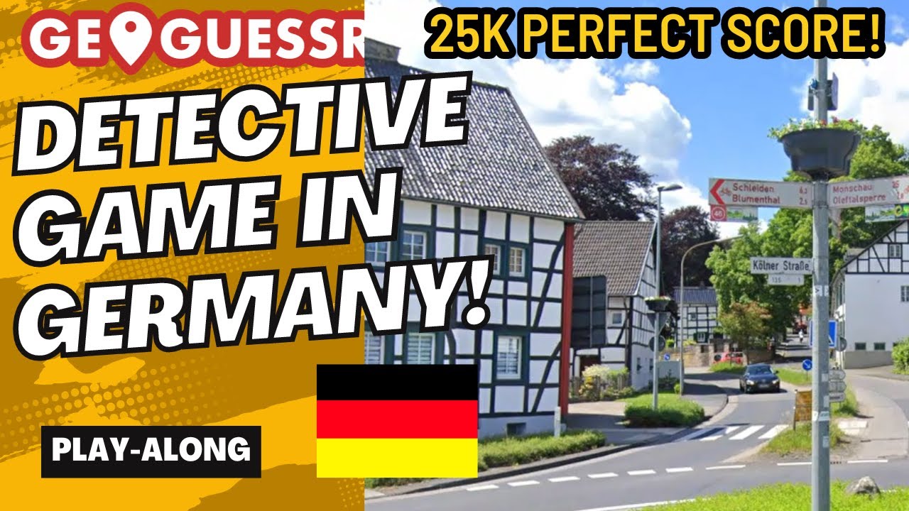 GeoGuessr: Germany/Deutschland Detective Clues on StreetView - American gets a PERFECT SCORE!