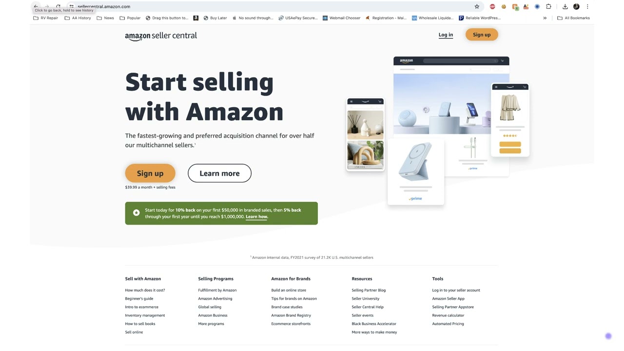 Amazon's 4 Key Websites Explained: SC, Ads, Brand Registry | Marketplace Valet 400K+ Seller Reviews