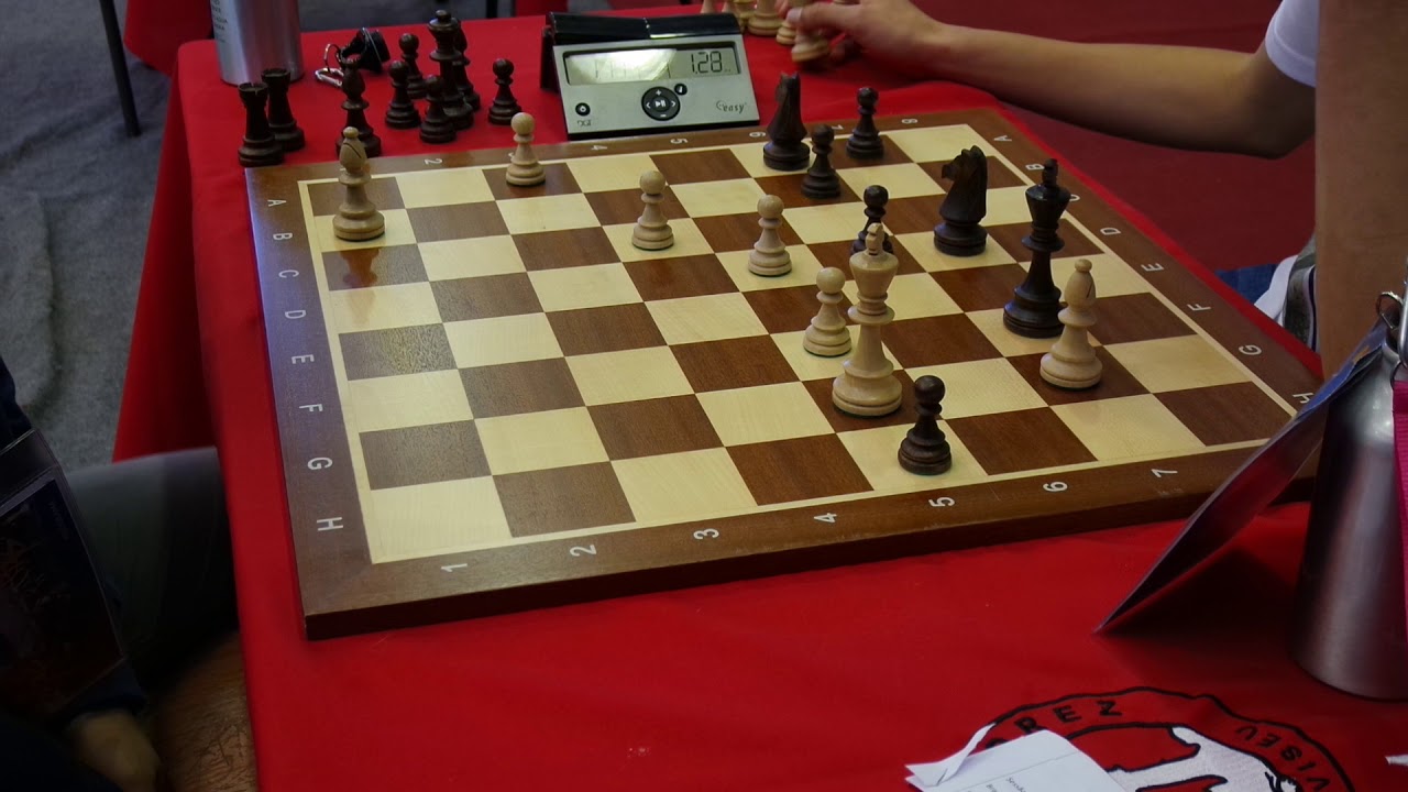 Campeonato Nacional Xadrez Desporto Escolar - 2018 - Marcelo Carreira - Ant&oacute;nio Martins (parte1)