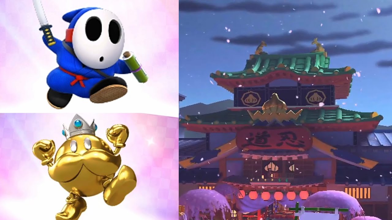 Ninja Hideaway, Ninja Shy Guy, & Gold King Bob omb! - Mario Kart Tour Ninja Tour