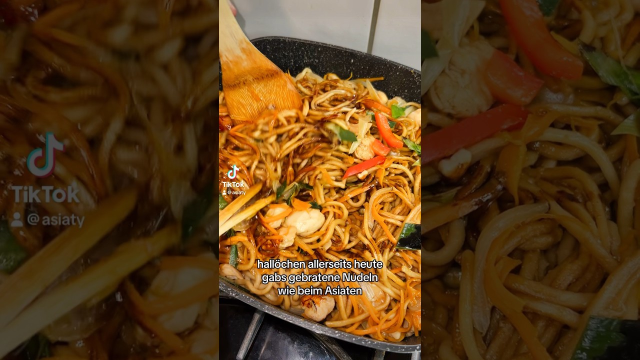 Rezept ⬇️ zu den gebratenen Nudeln 🍜🤤