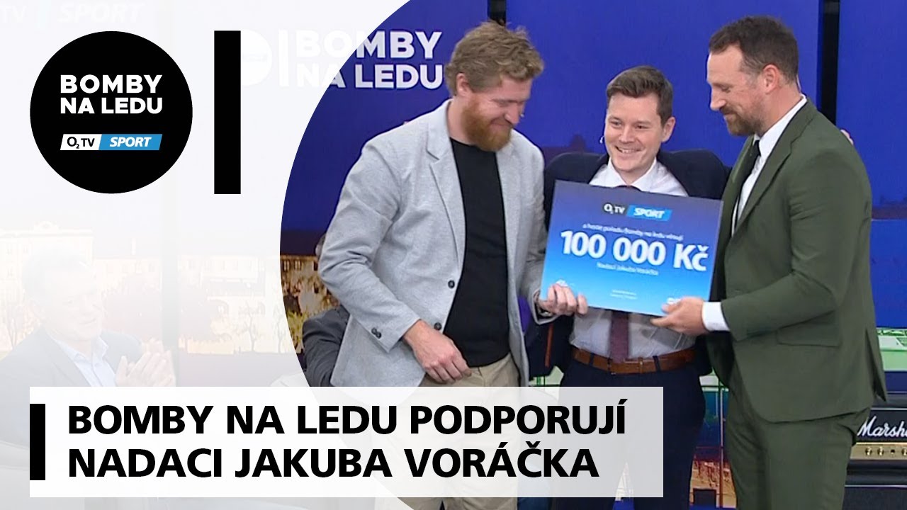 Bomby na ledu a O2 TV Sport podporuj&iacute; Nadaci Jakuba Vor&aacute;čka