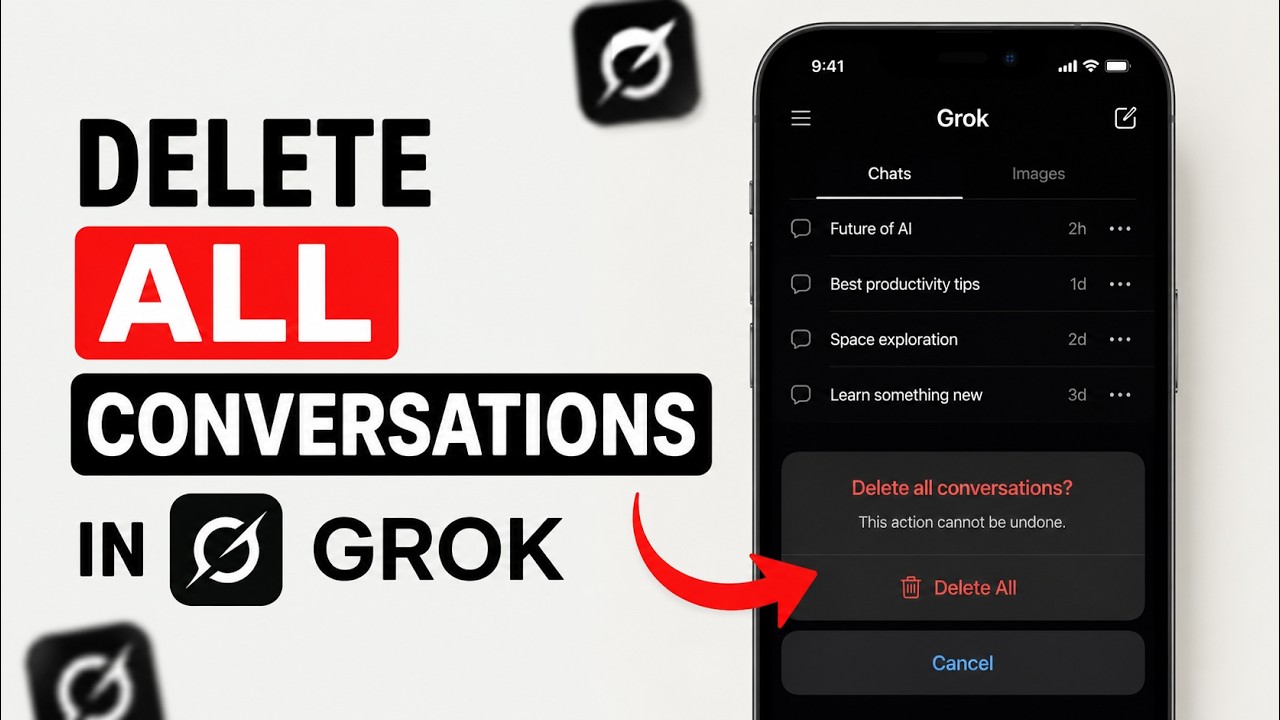 How to Delete All Conversations in Grok