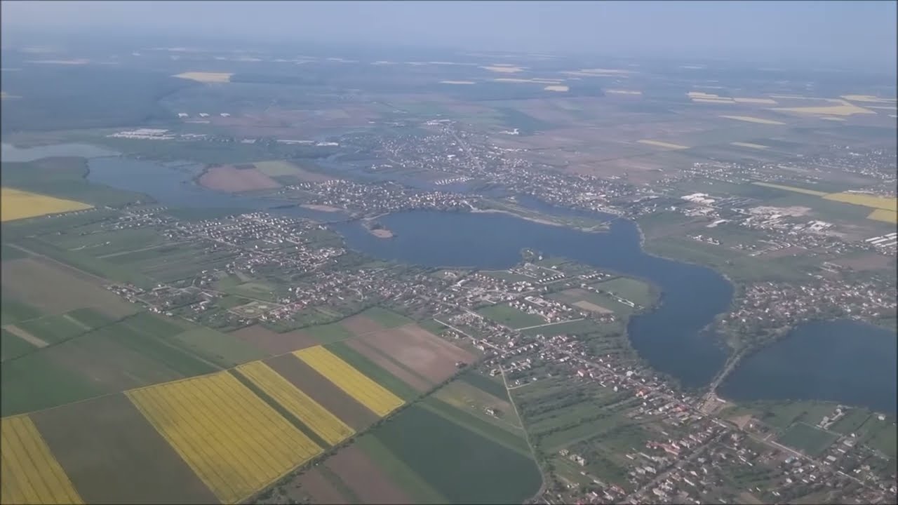 Flight RO 644, Cluj Napoca (CLJ) - Bucharest (OTP), Long final descent & landing in Bucharest (OTP)