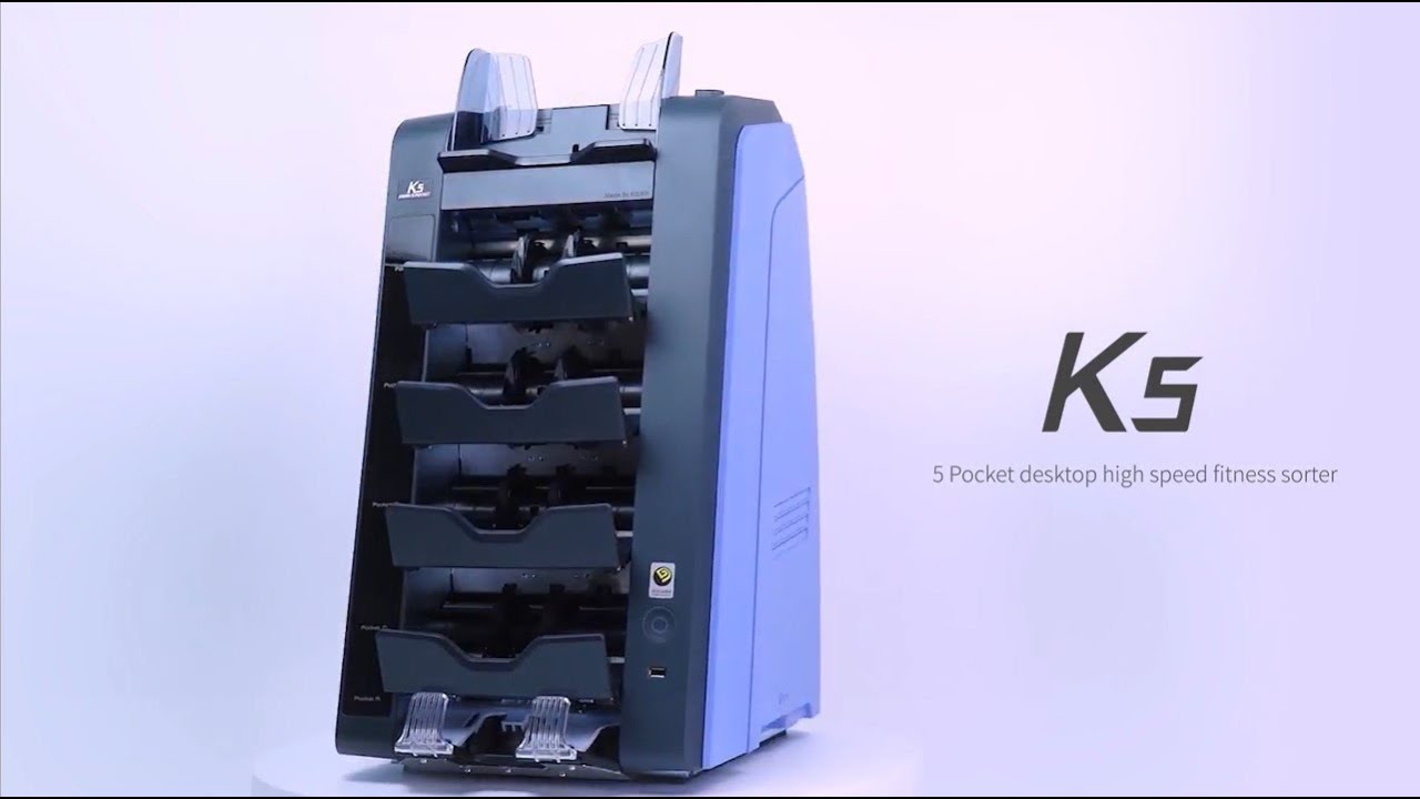 KISAN K5A  Desktop High Speed 4+1 Pocket Fitness Currency Sorter