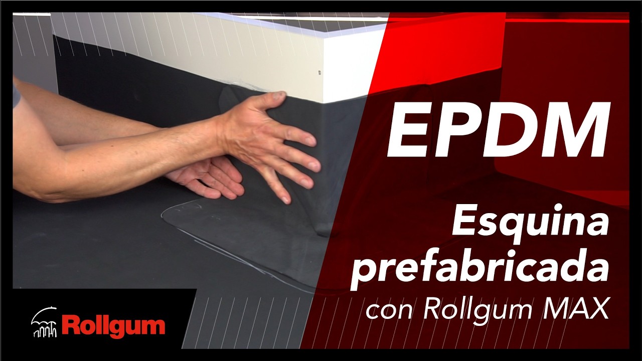 Instalación EPDM - Esquina Prefabricada con SA-008 MAX