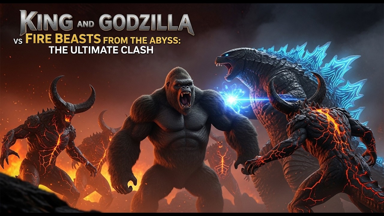 king kong and godzilla vs fire beasts from the abyss the ultimate clash