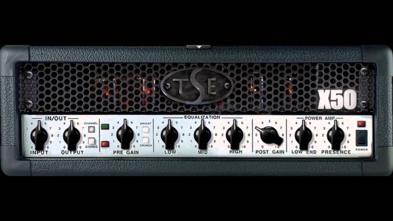 TSE X50 virtual high gain amp - Metal tone test (free vst plugin)