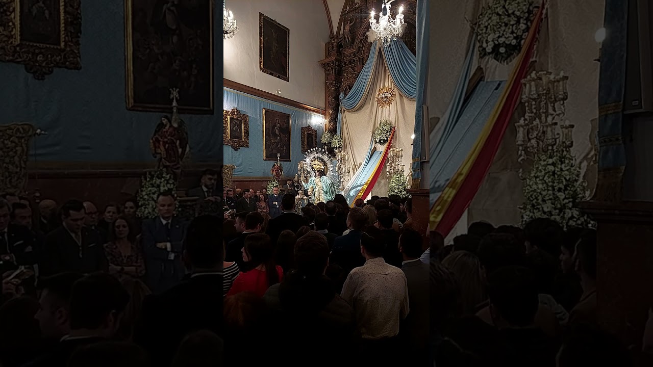 Acto de consagración y subida de la Inmaculada Concepción Coronada. 2023. Castilleja de la Cuesta
