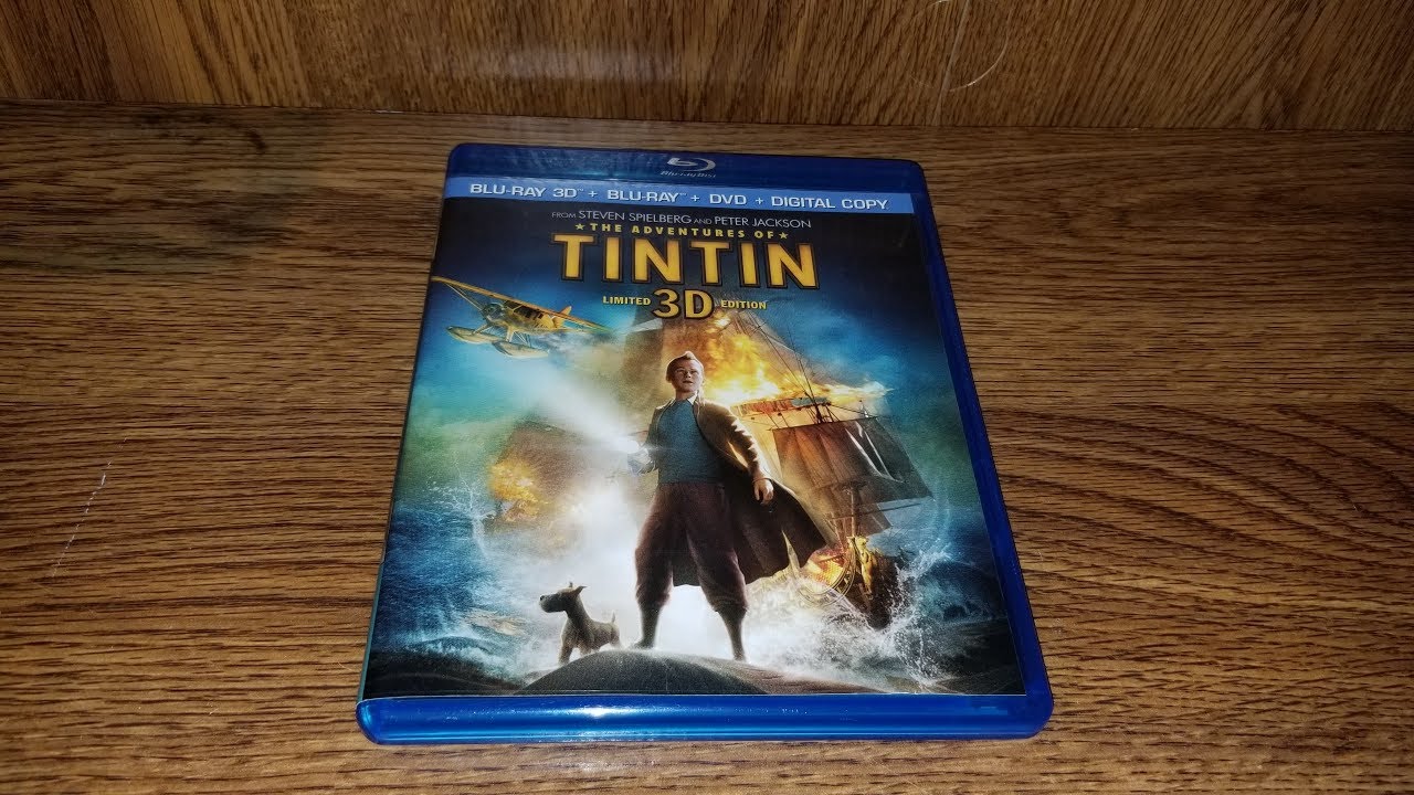 The Adventures Of Tintin 3D Blu Ray Unboxing And Review