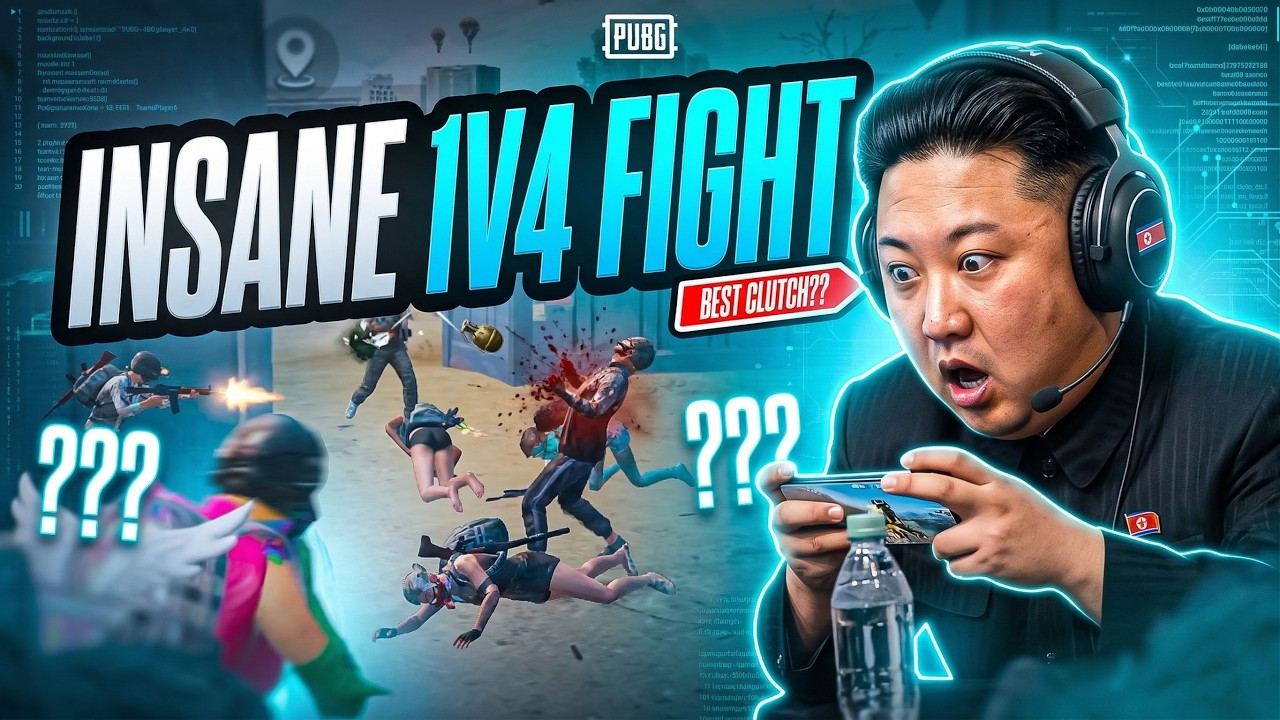 INSANE 1v4 CLUTCH 😱🔥 | PUBG/BGMI Highlights on iPad Pro M4 120FPS