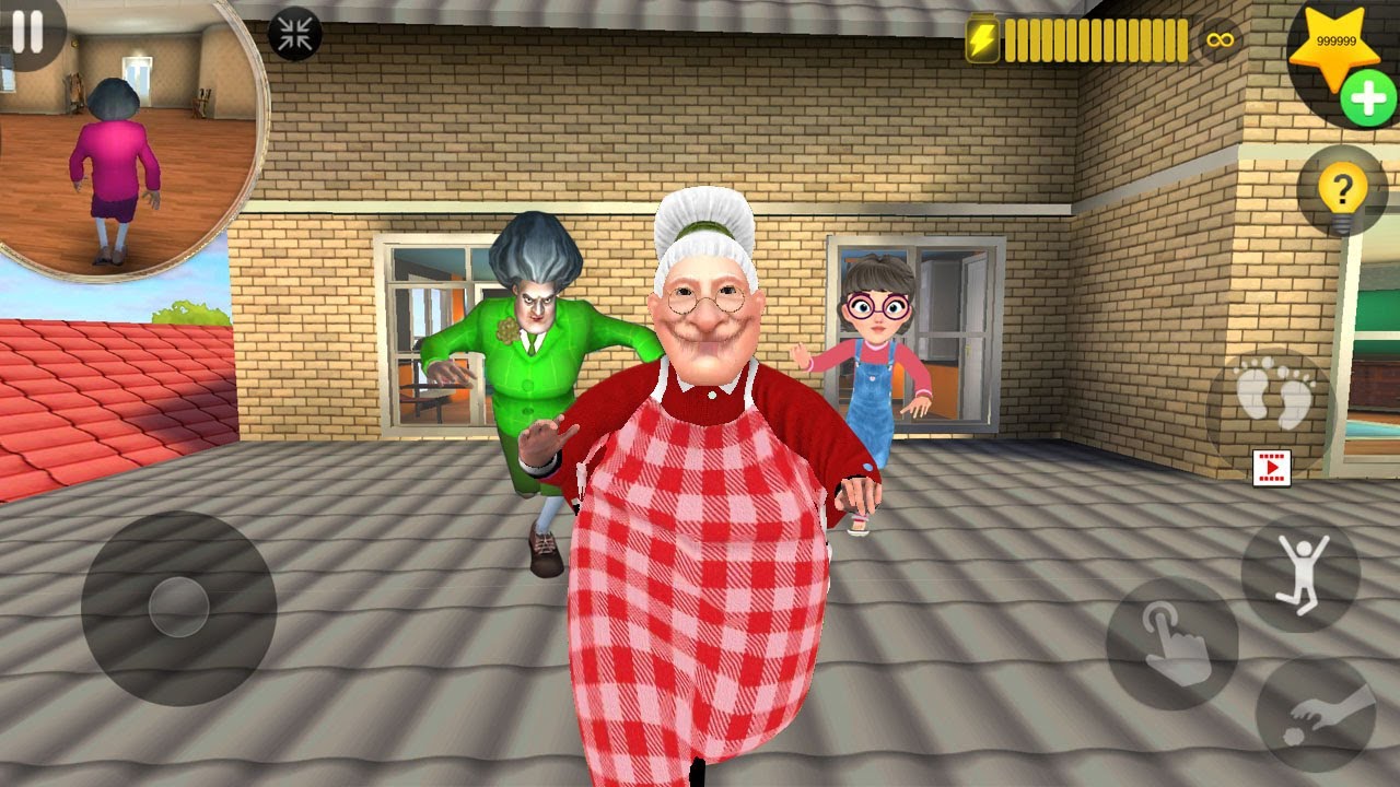 Scary Teacher 3D Mini Miss T Prank Grandma Claus Car New Chapter Update
