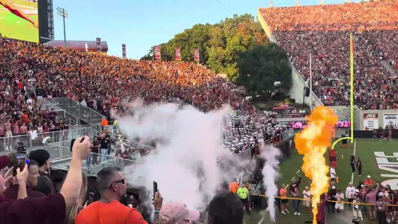 Virginia Tech Enter Sandman Sept 20, 2025 VT vs ODD