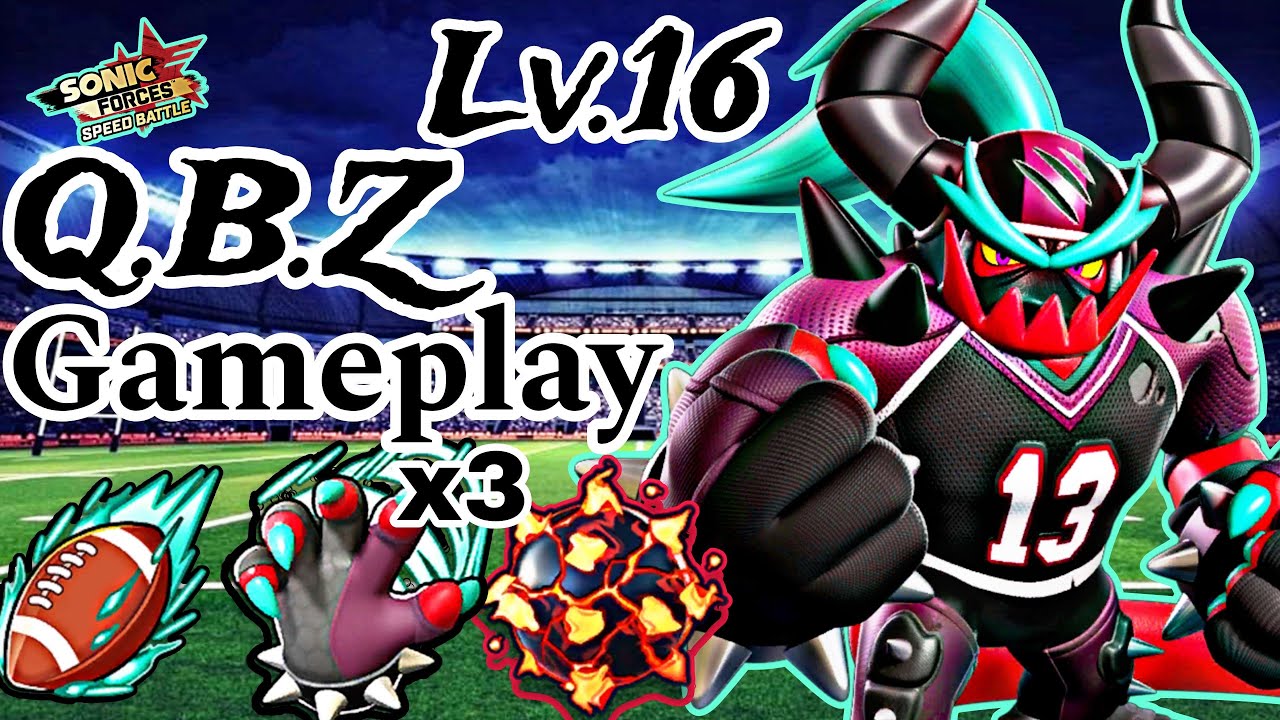 Sonic Forces Speed Battle ❌🏈 QBZ 🏈 Gameplay 🏈❌