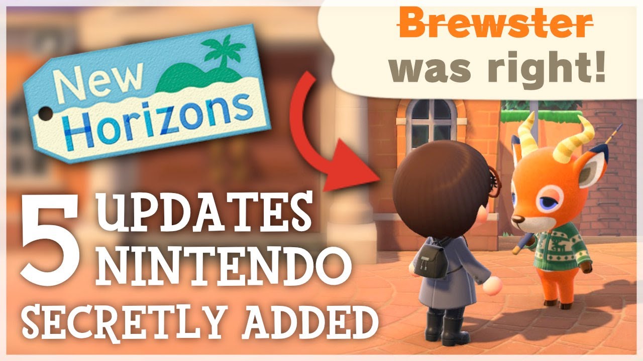 Animal Crossing New Horizons - 5 UPDATES Nintendo SECRETLY Added (ACNH Hidden Details)