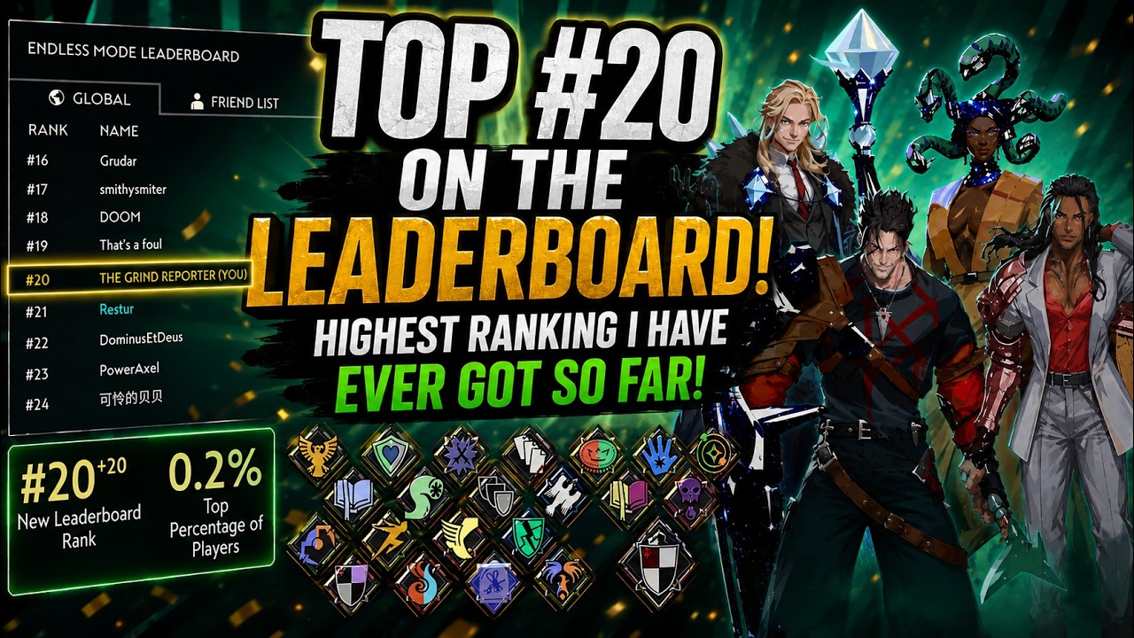 Top #20 On The Leaderboard! Highest Ranking I've EVER Reached In Endless GuildRun
