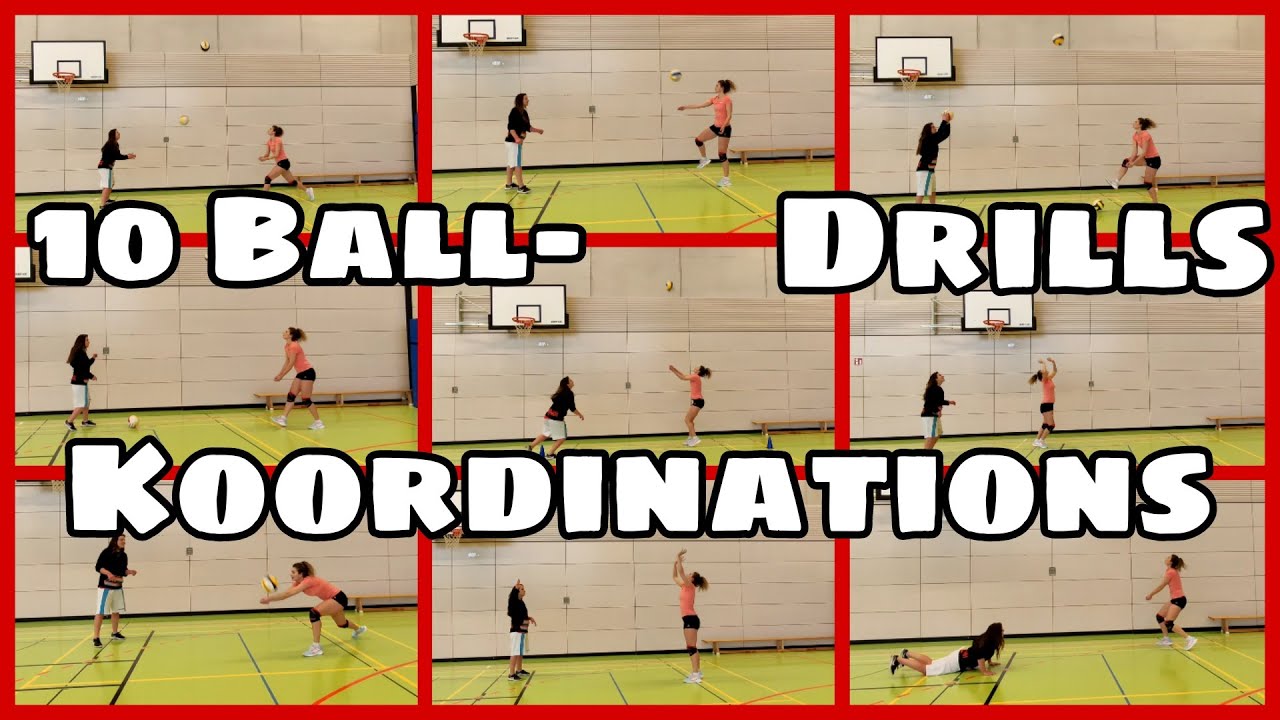 10 Volleyballkoordinationsübungen