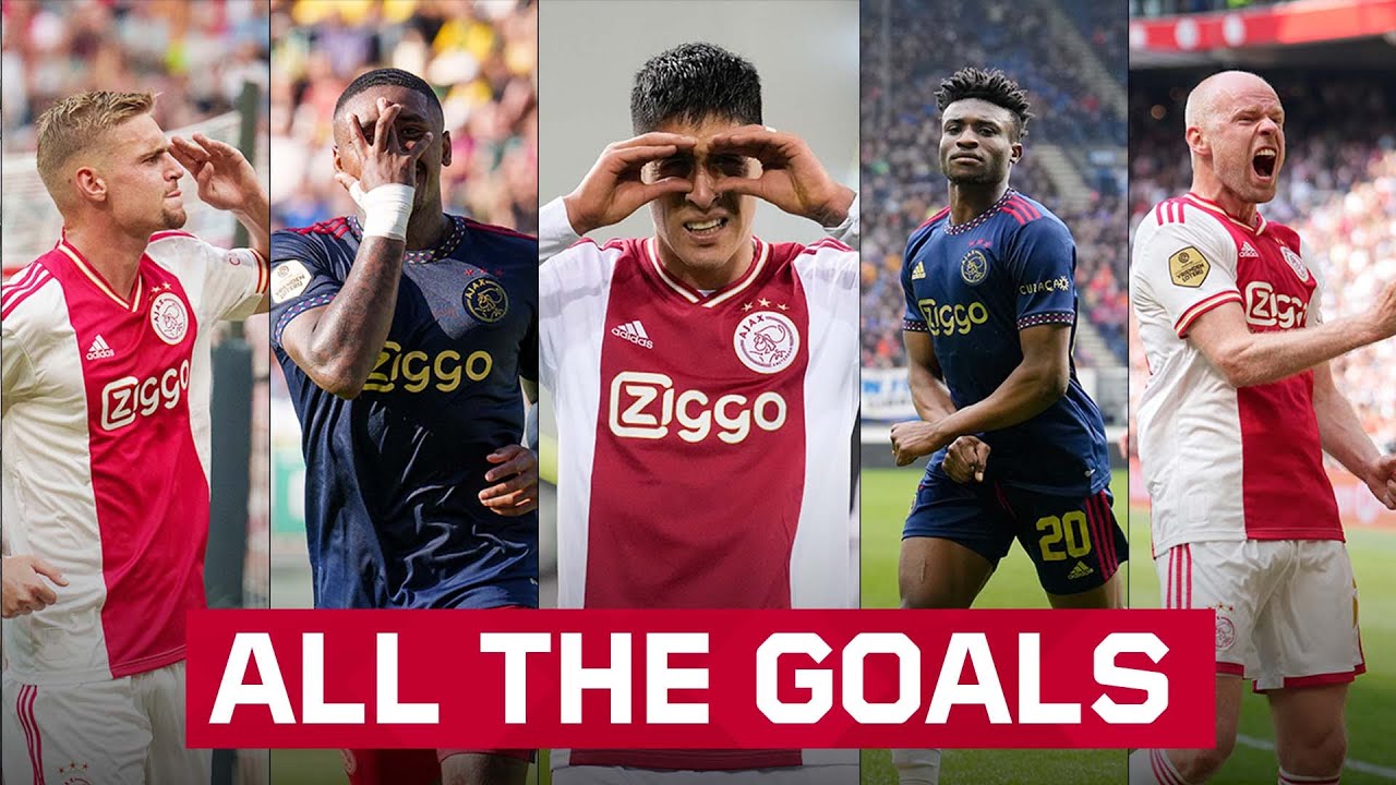 WSZYSTKIE GOLIE &ndash; Ajax 2022/2023 | Ciesz się wszystkimi 110 golami Ajaxu