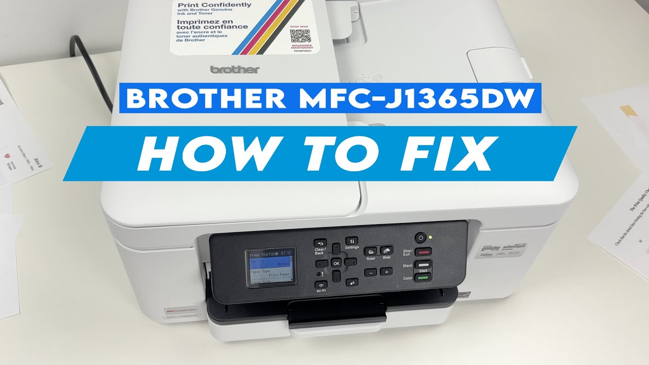 How to Fix Your Brother MFC-J1365DW