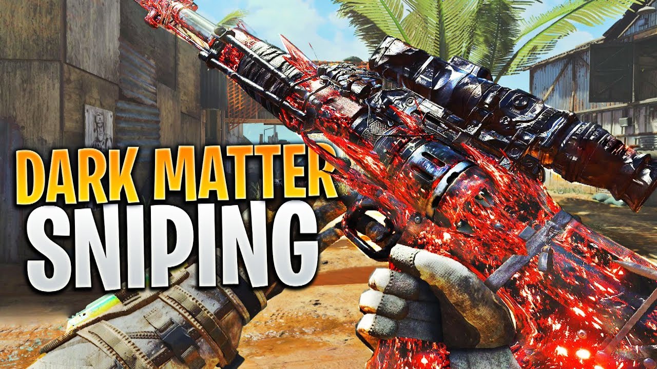 БЕЗУМНЫЙ снайпинг с камуфляжем Dark Matter в BO4 (Геймплей со снайперской винтовкой с Dark Matter)