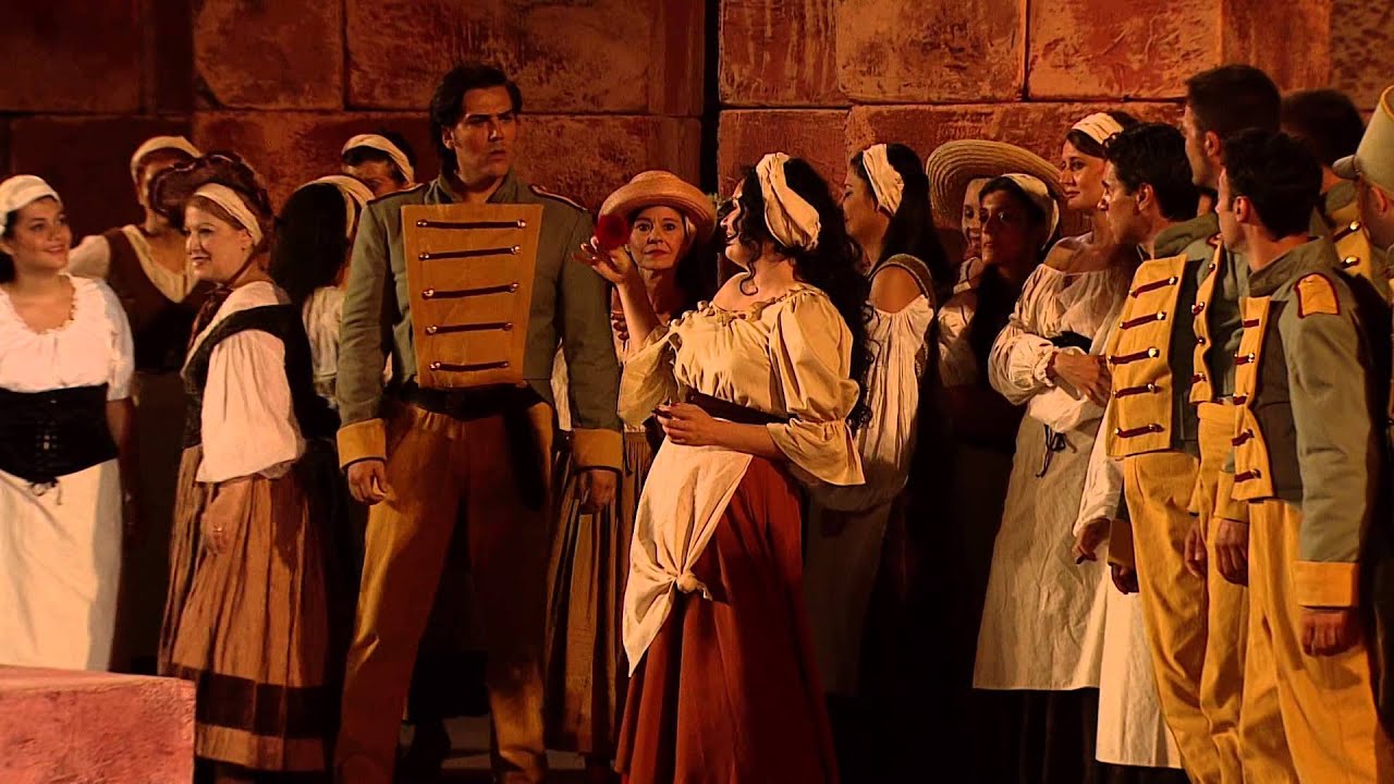 Georges Bizet: Carmen, Act I - Elena Maximova, Myron Michailidis (Taormina Festival 2015)