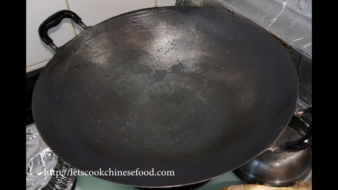 Traditional Preparation for a New Cast Iron Wok