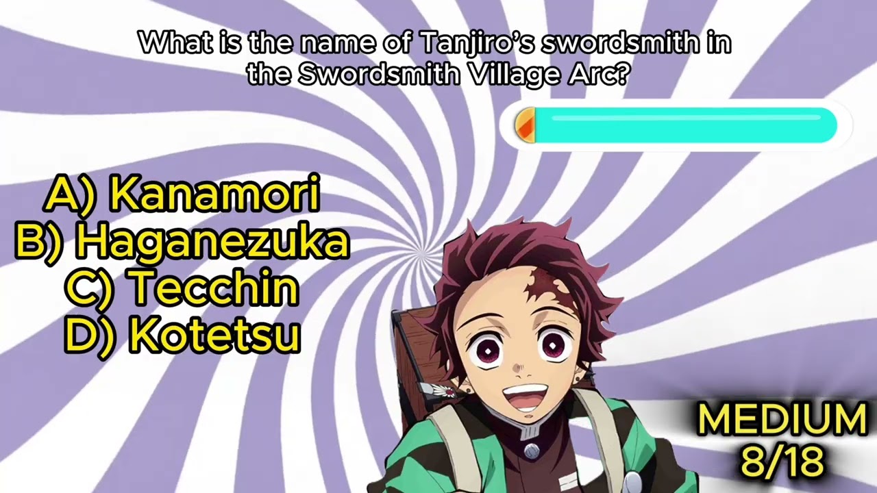 🗡️ Demon Slayer Easy to  HARD Quiz 🔥 Only True Fans Can Score 18/18! Only true fans can answer this!