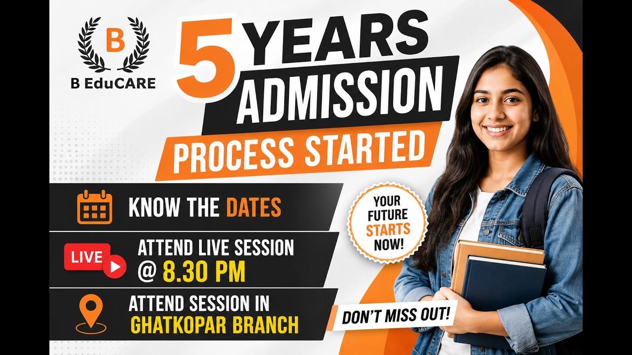 📢 5 Years Law Admission Process Started 2026 | Important Dates Out | LIVE Session Tonight @ 8:30 PM