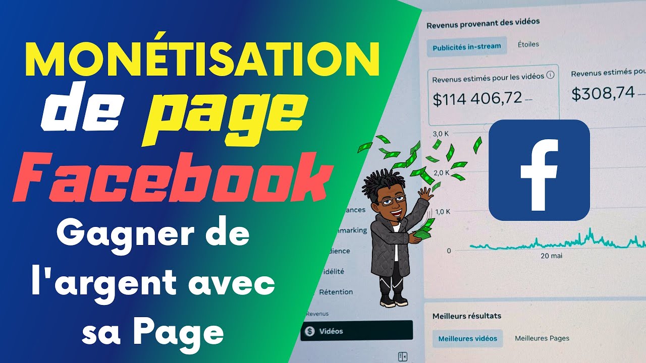 Comment MON&Eacute;TISER sa PAGE FACEBOOK et GAGNER DE L'ARGENT sur INTERNET ?