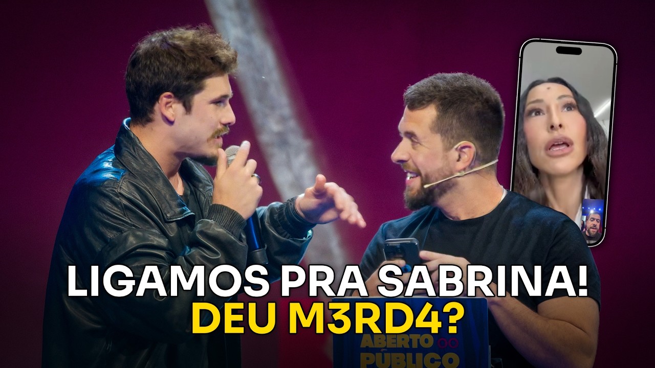 SABRINA SATO COMO VOCÊ NUNCA VIU! | PASSA O TELEFONE: NICOLAS PRATTES | ABERTO AO PÚBLICO